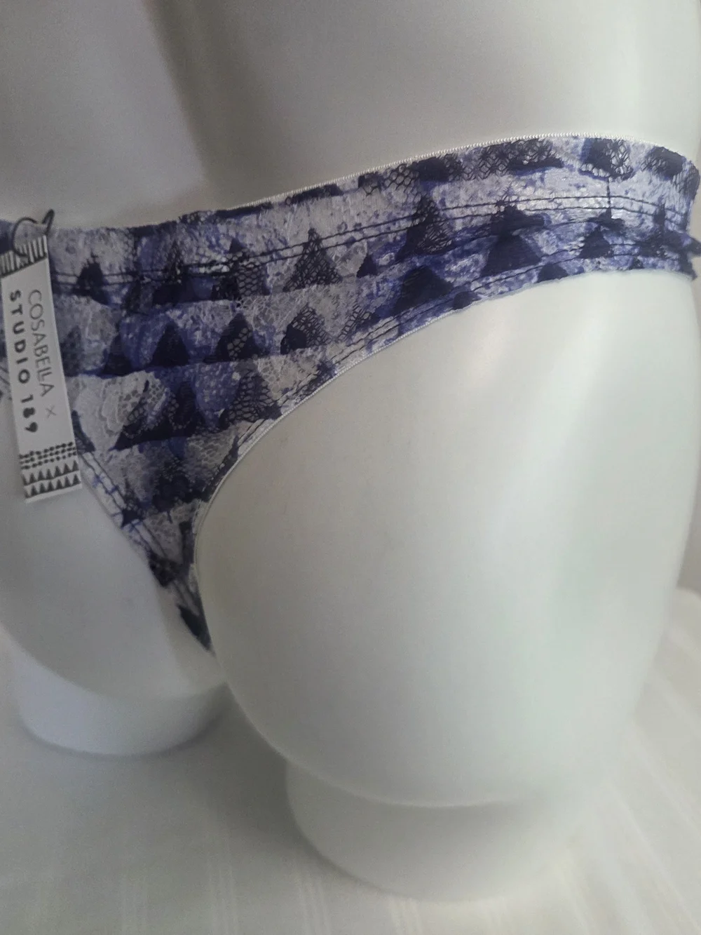 Cosabella Mjazj  White Printed Bikini Clasdic G String